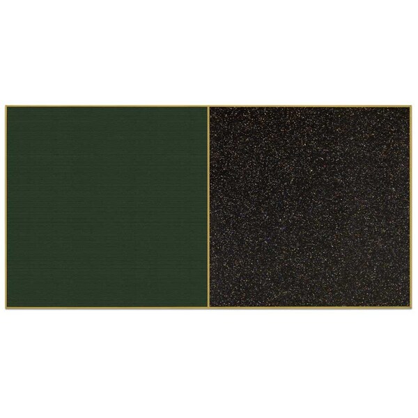 Sliding Door Indoor Enclosed Corkboard, 9